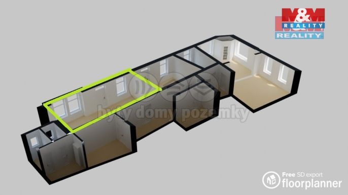 Pronájem, Kancelářský prostor, Humpolec