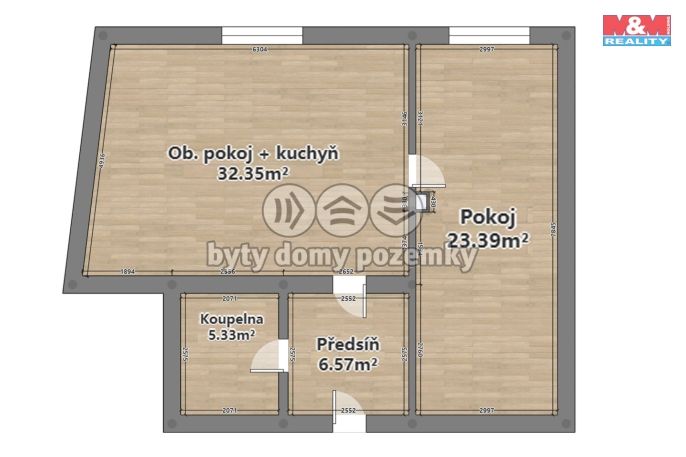 Pronájem, Byt 2+kk, Plzeň