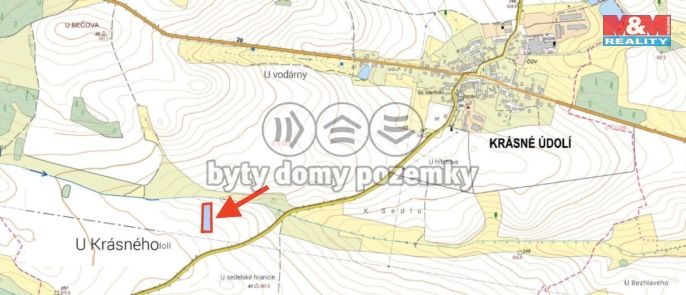 Prodej, Pole, Krásné Údolí