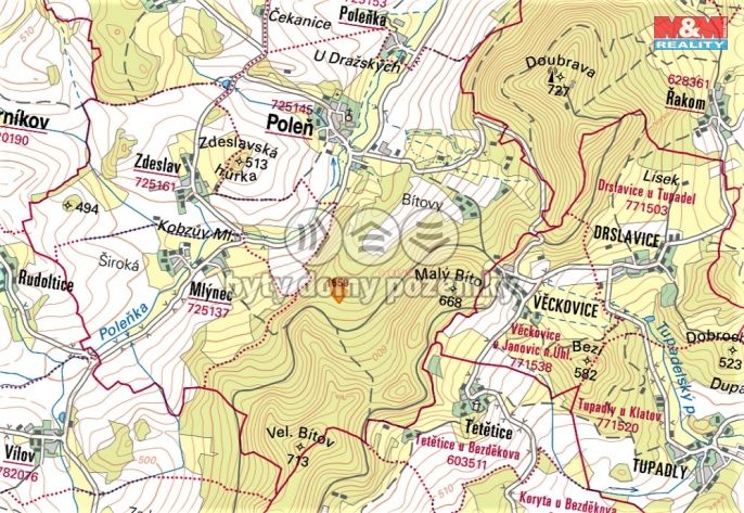 Prodej, Louka, Poleň