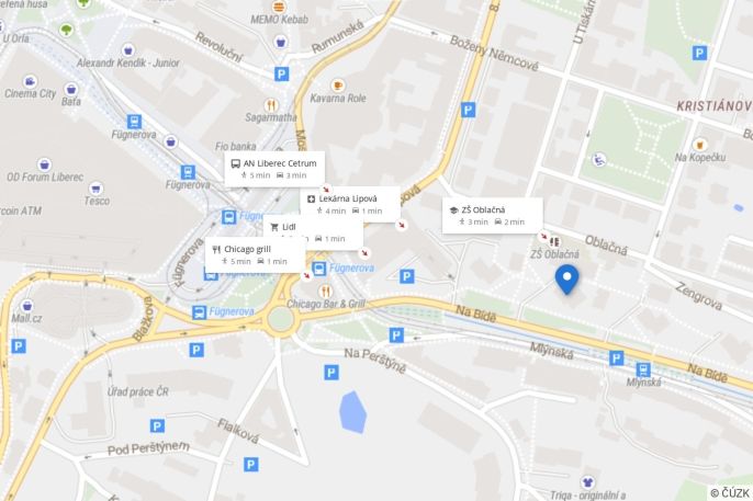 Prodej, Byt 3+1, Liberec