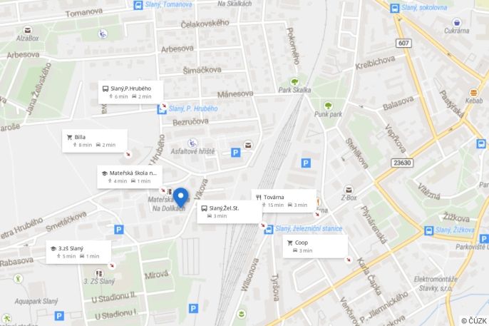 Prodej, Byt 2+1, Slaný