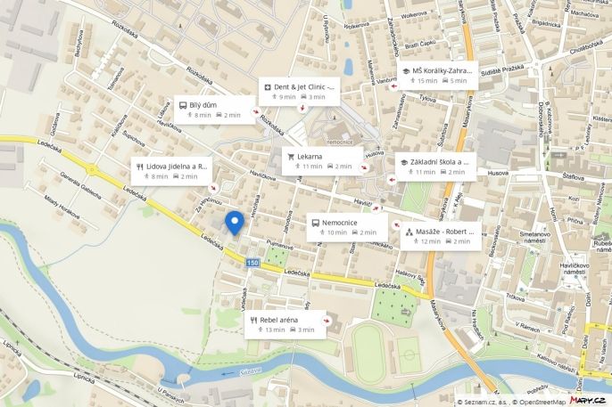 Pronájem, Byt 3+1, Havlíčkův Brod