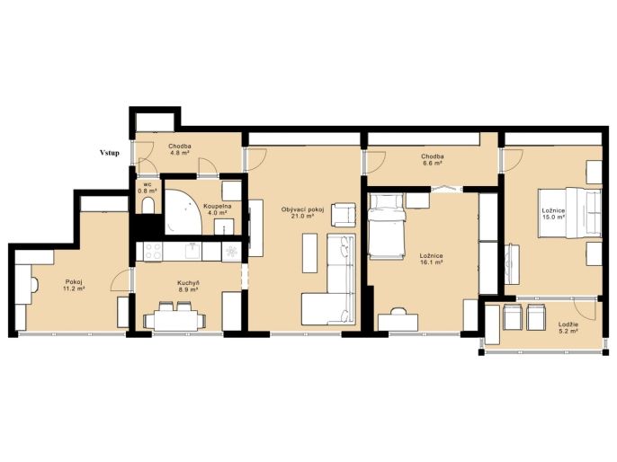 Prodej, Byt 4+1, Mladá Boleslav