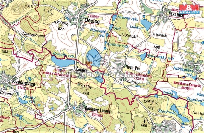 Prodej, Louka, Oselce