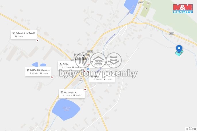 Prodej, Pozemek k bydlení, Nová Ves u Chotěboře