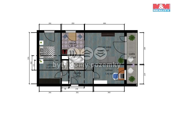 Prodej, Byt 3+1, Praha