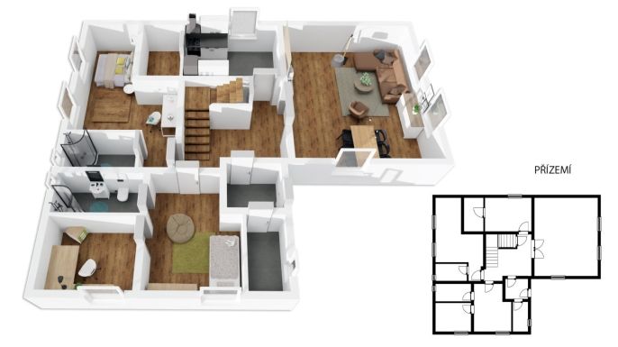 Prodej, Chalupa, Vysoké nad Jizerou