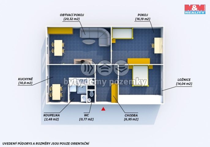 Pronájem, Byt 3+1, Plzeň