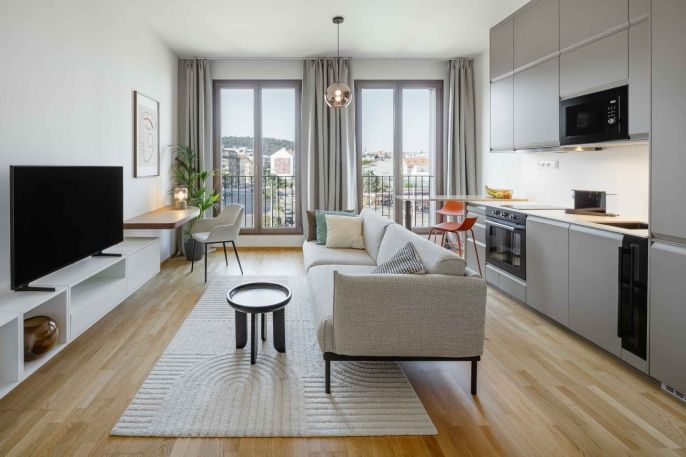 Pronájem, Byt 1+kk, Praha