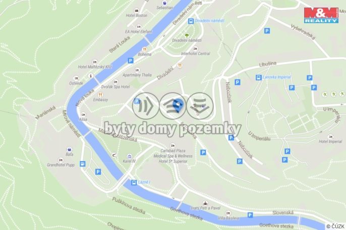 Pronájem, Byt 3+1, Karlovy Vary