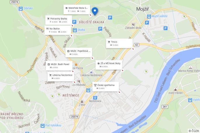 Pronájem, Byt 3+1, Ústí nad Labem