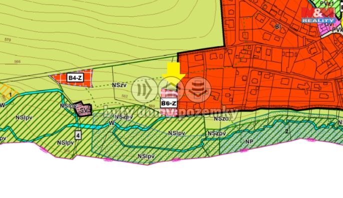 Prodej, Pozemek k bydlení, Valy