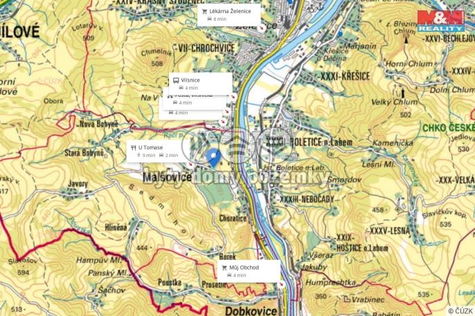 Prodej, Pozemek k bydlení, Malšovice