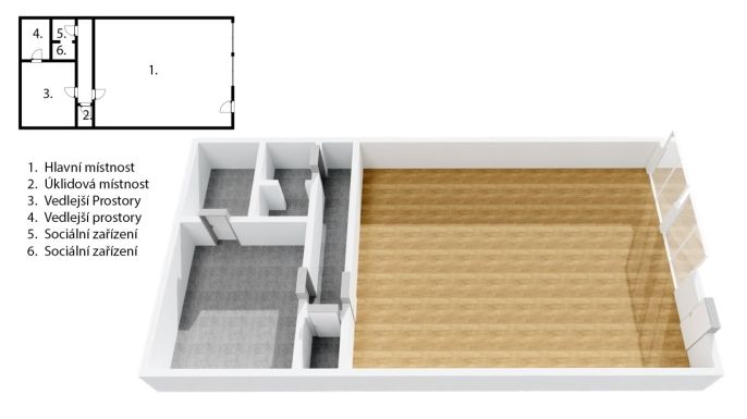 Pronájem, Obchod a služby, Žamberk