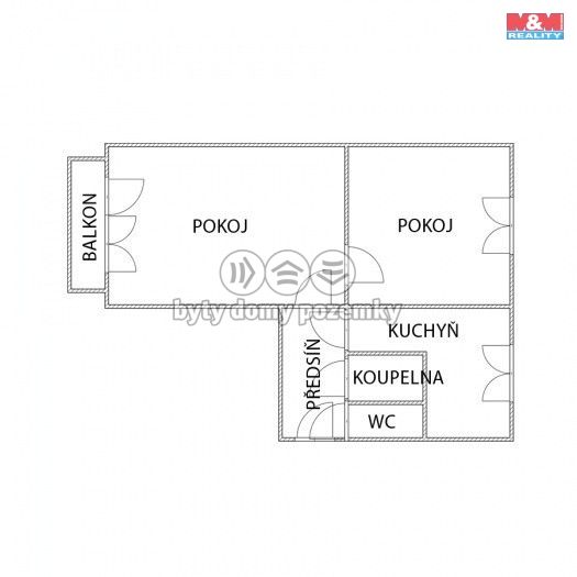 Pronájem, Byt 2+1, Ostrava