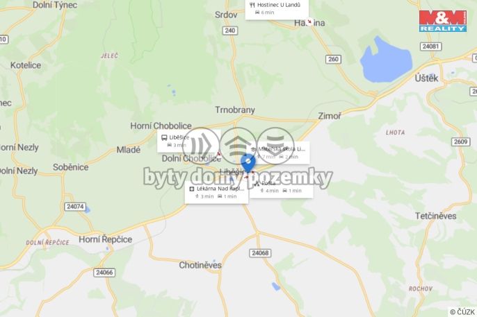 Prodej, Byt 1+1, Liběšice