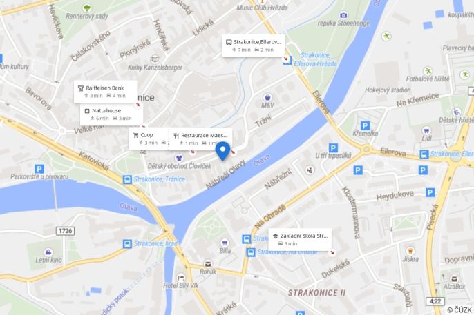 Pronájem, Byt 2+kk, Strakonice