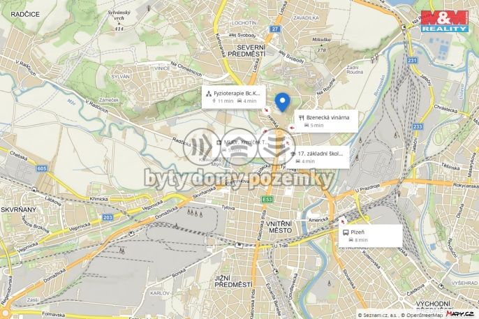 Pronájem, Byt 4+kk, Plzeň