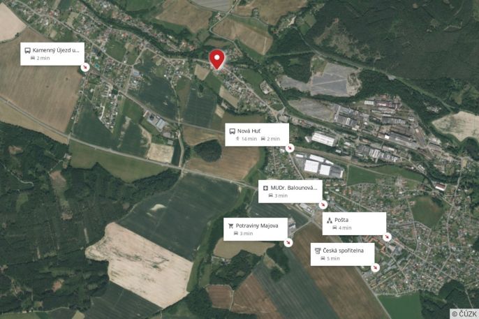Pronájem, Byt 1+kk, Kamenný Újezd
