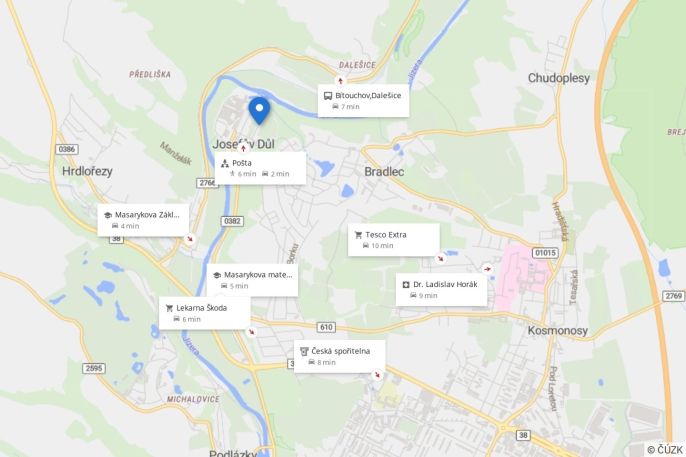 Prodej, Byt 2+kk, Josefův Důl
