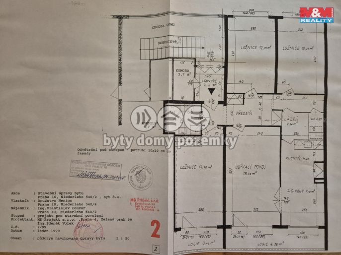 Prodej, Byt 4+kk, Praha