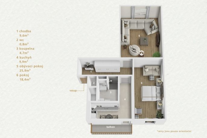 Prodej, Byt 2+1, Karlovy Vary