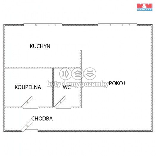 Pronájem, Byt 1+1, Ostrava