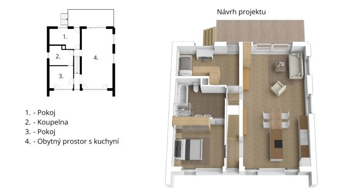 Prodej, Rodinný dům, Staré Hodějovice