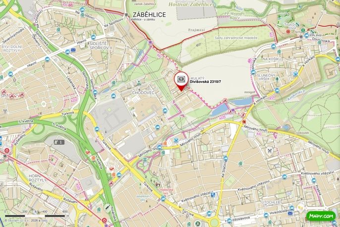 Pronájem, Byt 2+kk, Praha