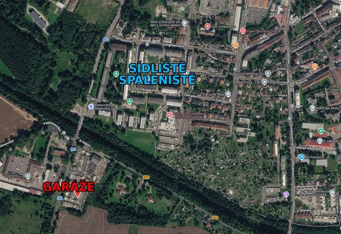 Prodej, Garáž, Cheb