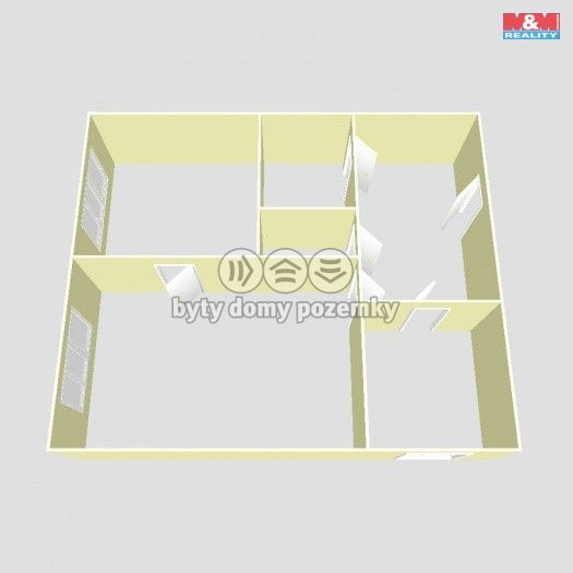 Pronájem, Byt 2+1, Most