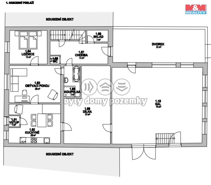 Prodej, Chalupa, Újezdec