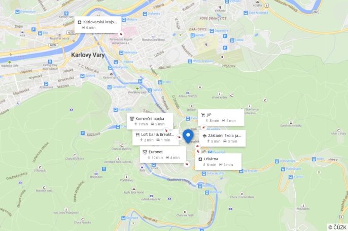 Pronájem, Byt 3+kk, Karlovy Vary