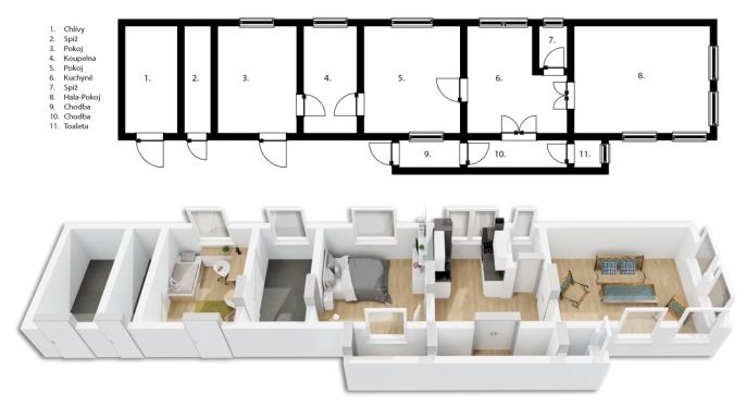 Prodej, Rodinný dům, Lužec nad Cidlinou