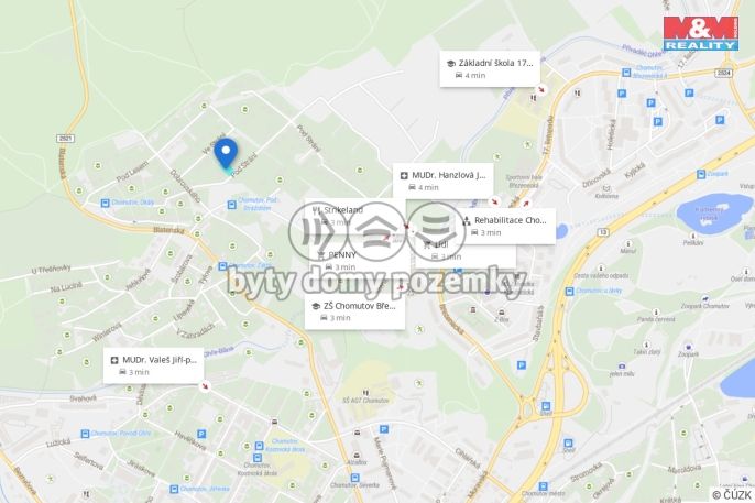 Prodej, Pozemek k bydlení, Chomutov