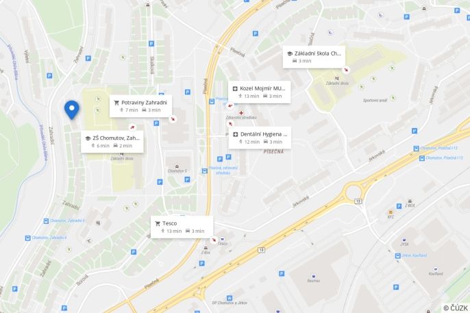 Prodej, Byt 1+1, Chomutov