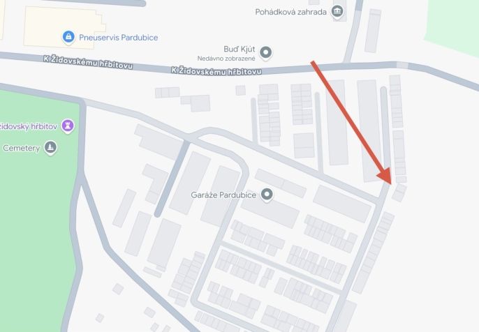 Pronájem, Garáž, Pardubice
