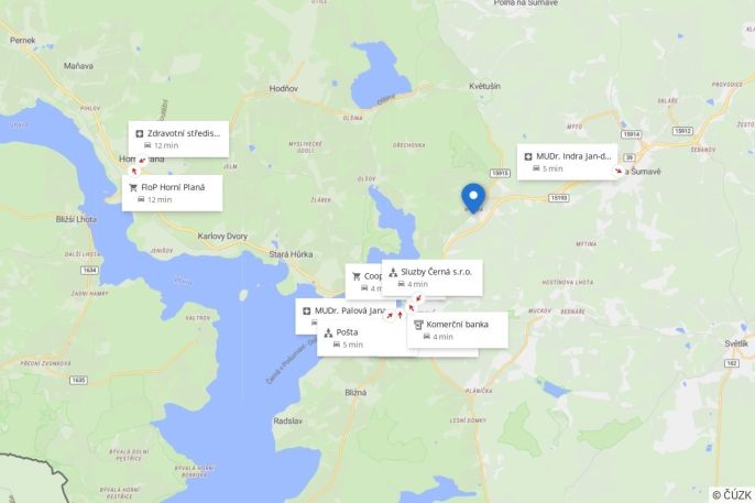 Pronájem, Byt 2+kk, Černá v Pošumaví