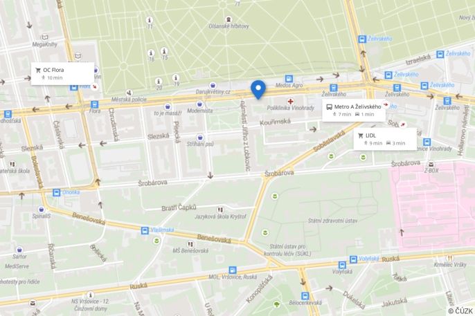 Pronájem, Byt 1+kk, Praha