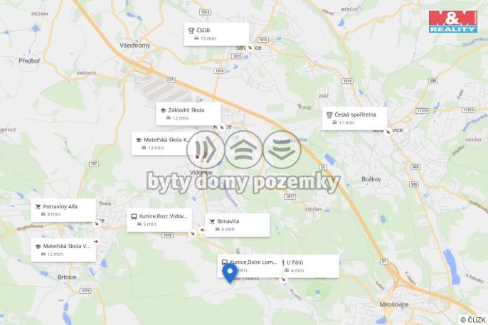 Prodej, Pozemek k bydlení, Kunice