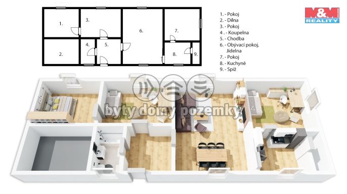 Prodej, Rodinný dům, Jaroměř