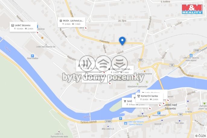 Pronájem, Byt 2+kk, Ledeč nad Sázavou