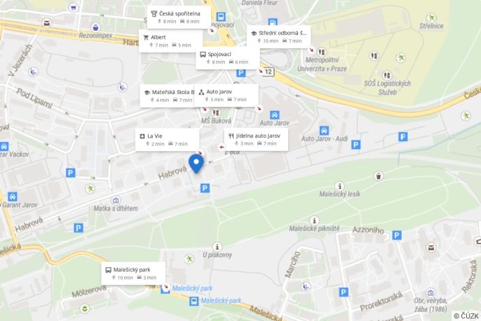 Pronájem, Byt 2+kk, Praha