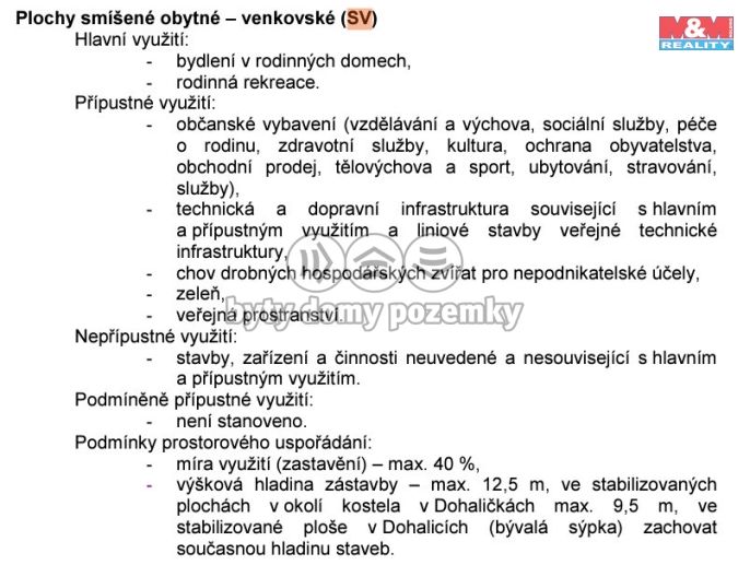 Prodej, Pozemek k bydlení, Dohalice