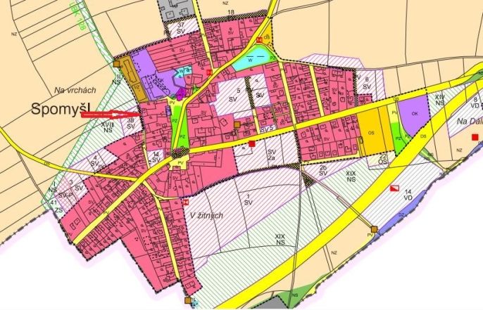 Prodej, Pozemek k bydlení, Spomyšl