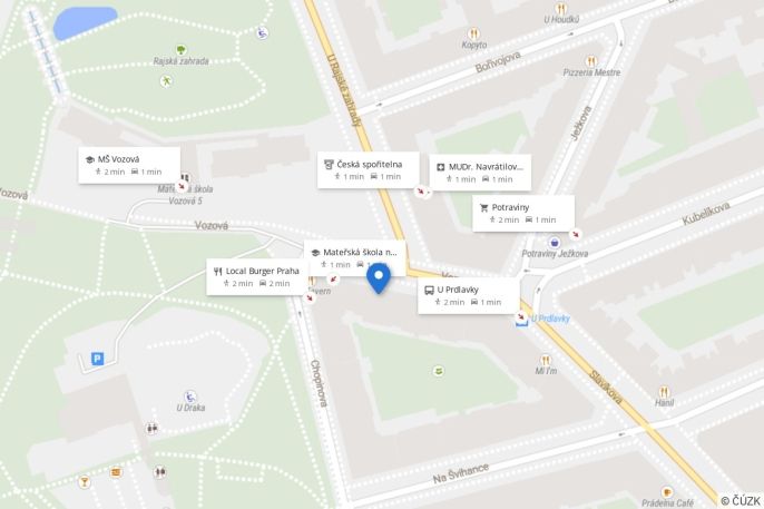 Pronájem, Byt 2+kk, Praha