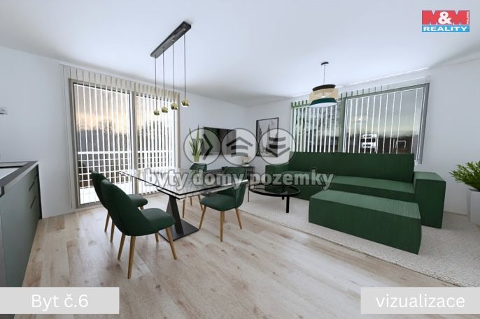 Prodej, Byt 2+kk, Žleby