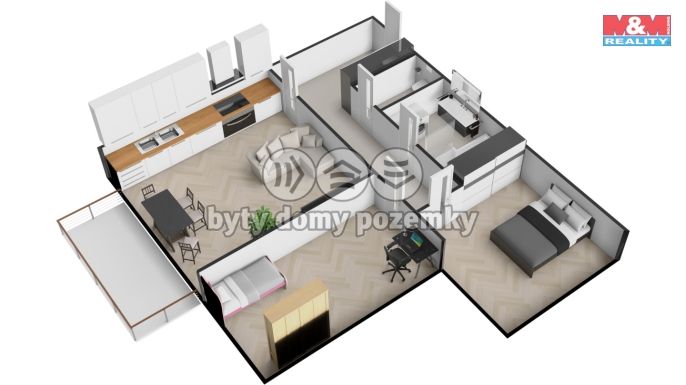 Prodej, Byt 3+kk, Praha