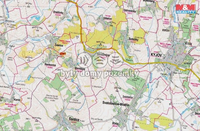 Prodej, Pole, Stavěšice